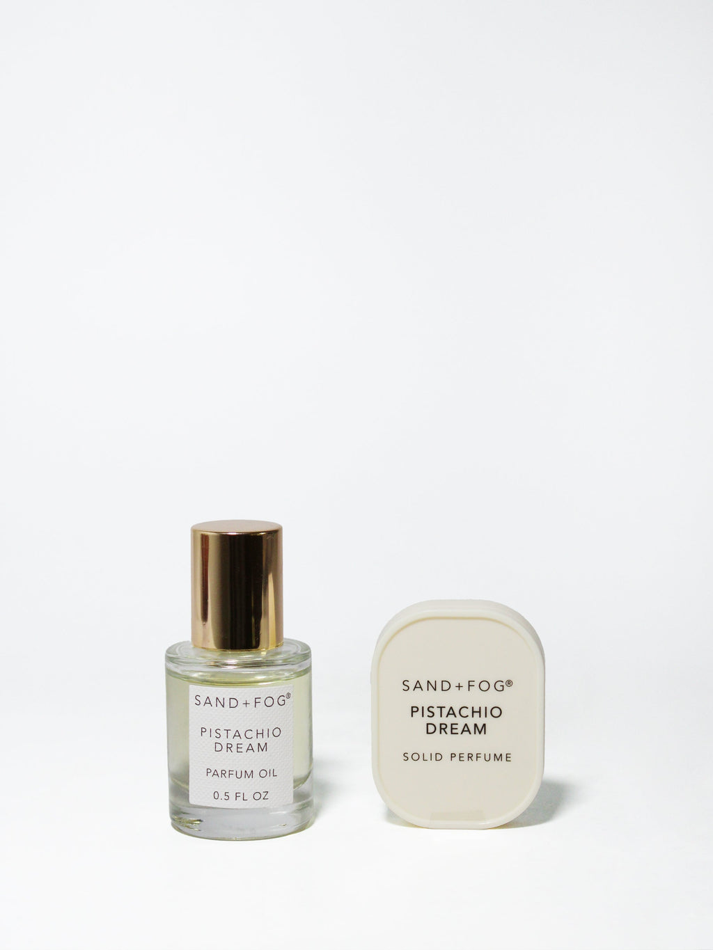 Perfume Oil Rollerball and Solid Perfume Set - Pistachio Dream - Fine Fragrance
