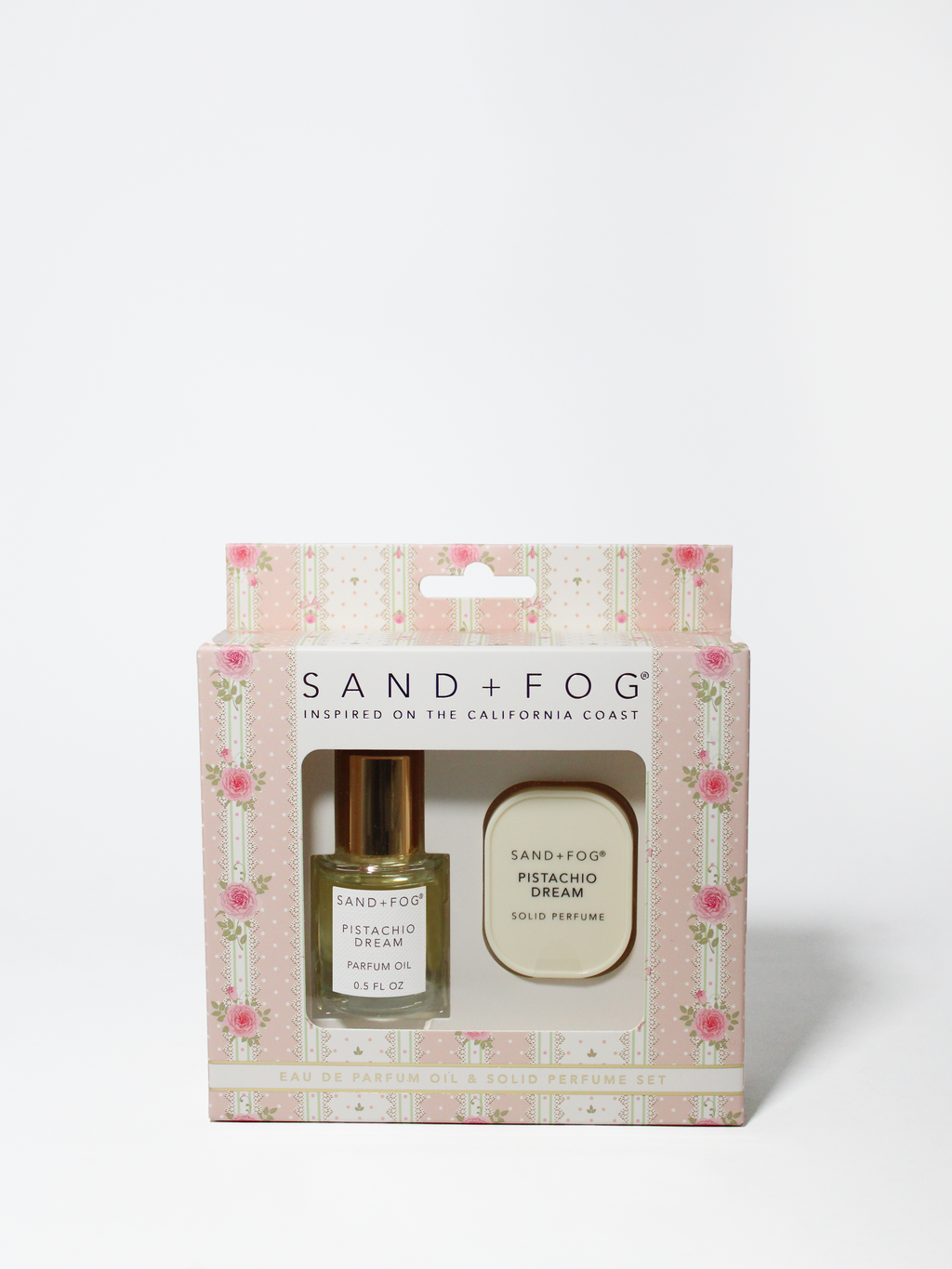 Perfume Oil Rollerball and Solid Perfume Set - Pistachio Dream - Fine Fragrance