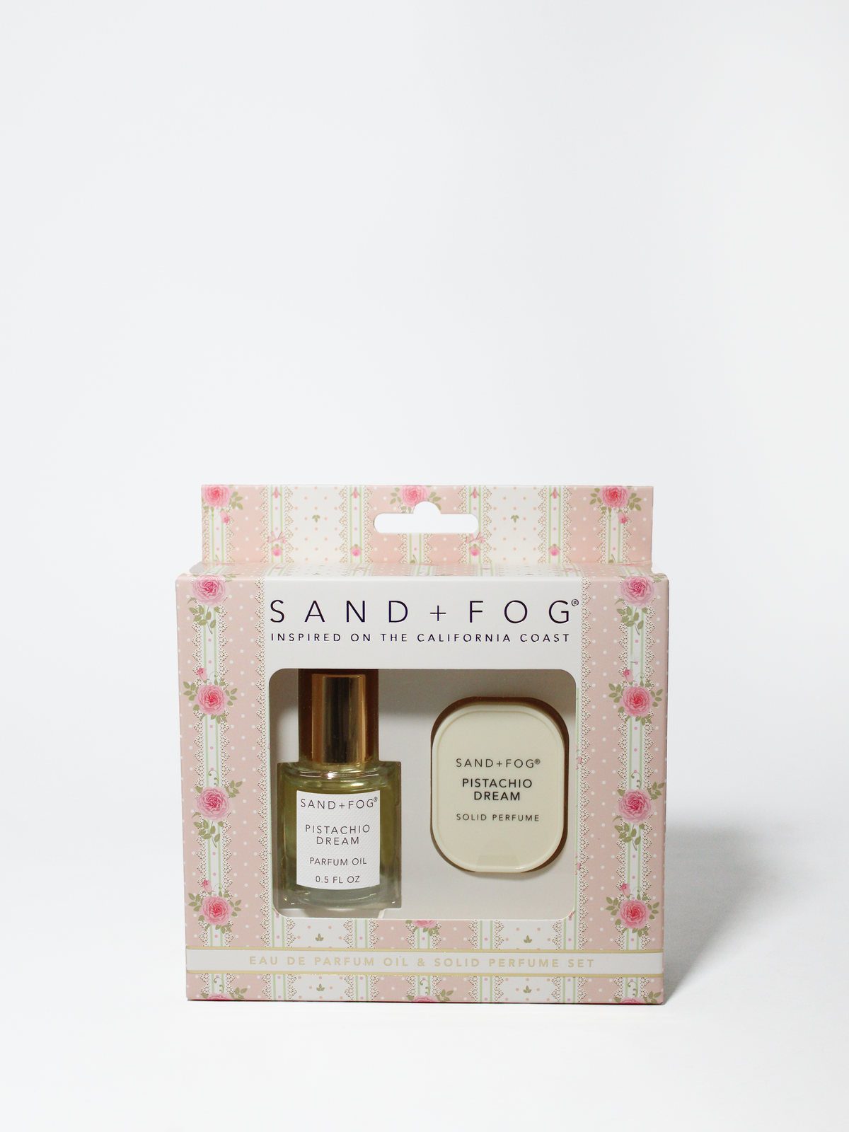 Perfume Oil Rollerball and Solid Perfume Set - Pistachio Dream - Fine Fragrance