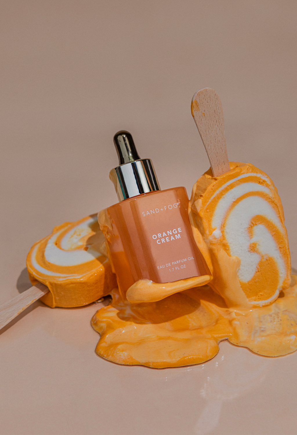 Orange Cream 50ml Perfume Oil Dropper - Fine Fragrance