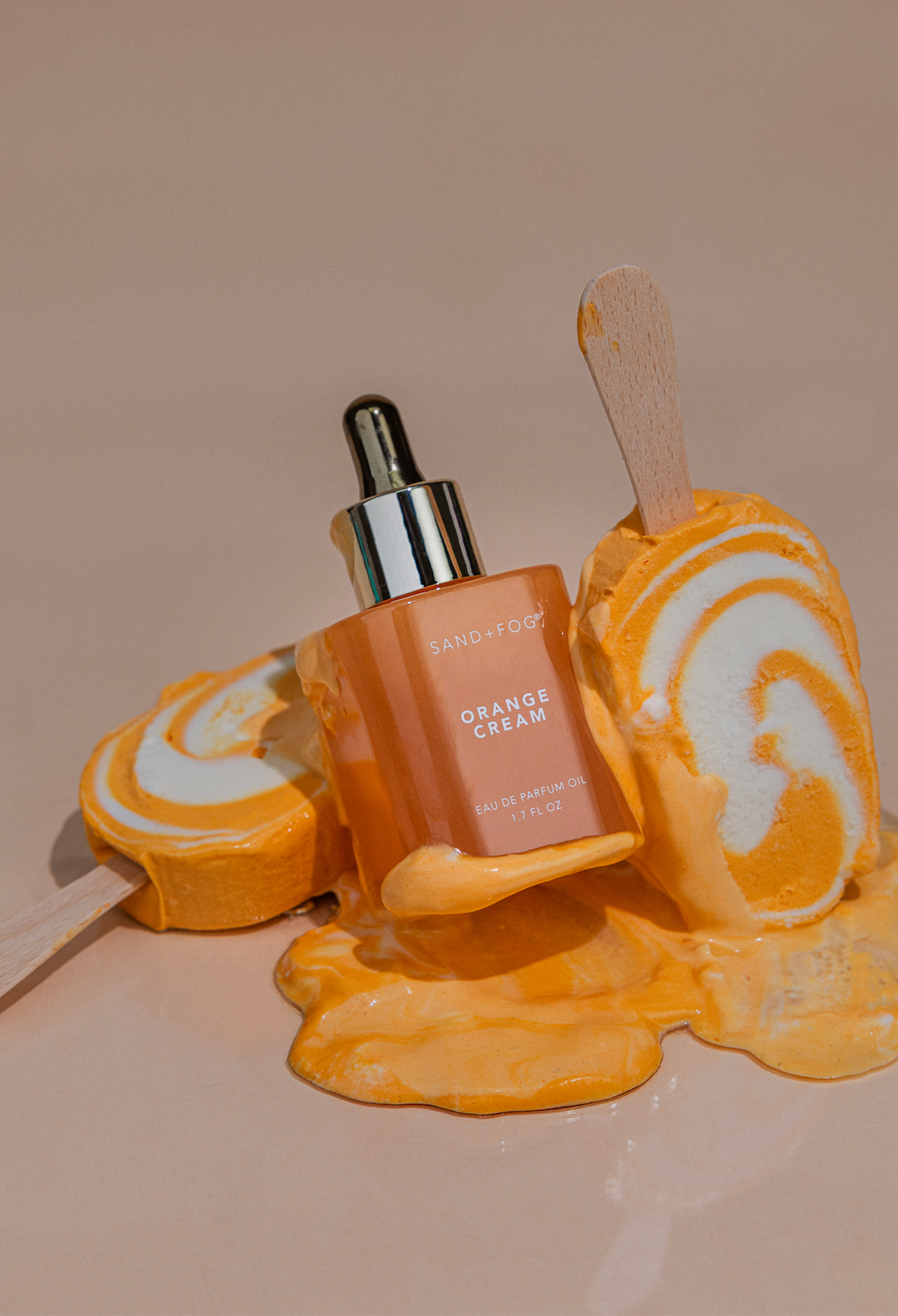 Orange Cream 50ml Perfume Oil Dropper - Fine Fragrance