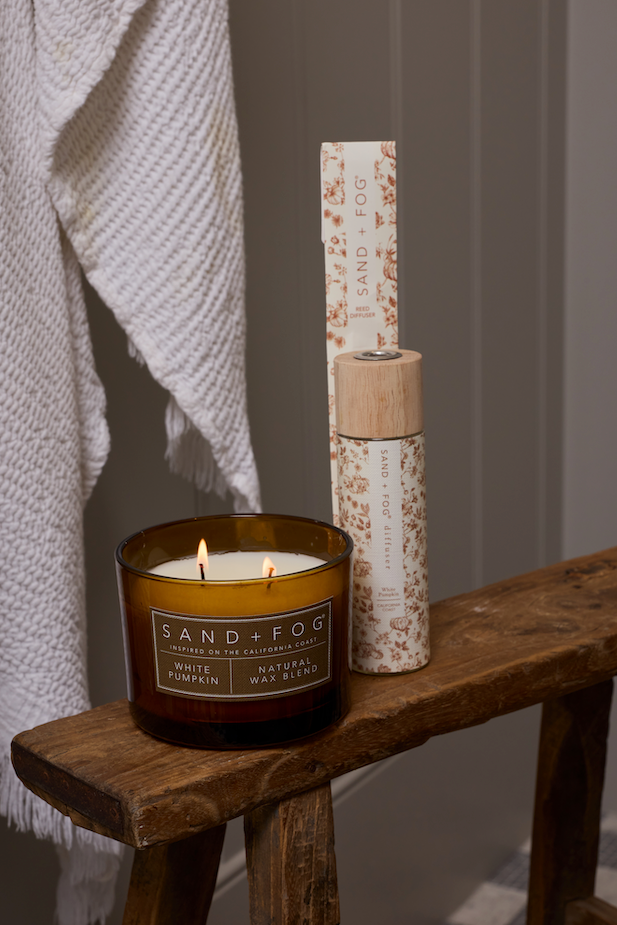 White Pumpkin 12 oz scented candle - Home Fragrance