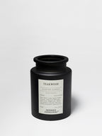 Teakwood 12 oz scented candle - Home Fragrance