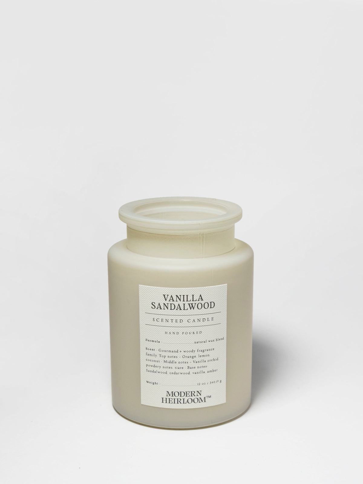 Vanilla Sandalwood 12 oz scented candle - Home Fragrance