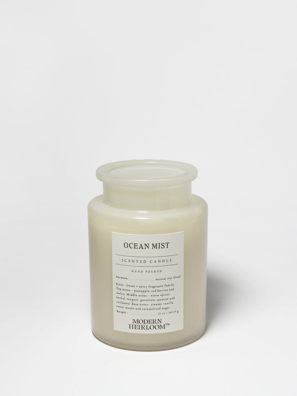 Ocean Mist 12 oz scented candle - Home Fragrance