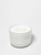 Sand + Paws Coconut & Palm 12 oz scented candle - Fine Fragrance