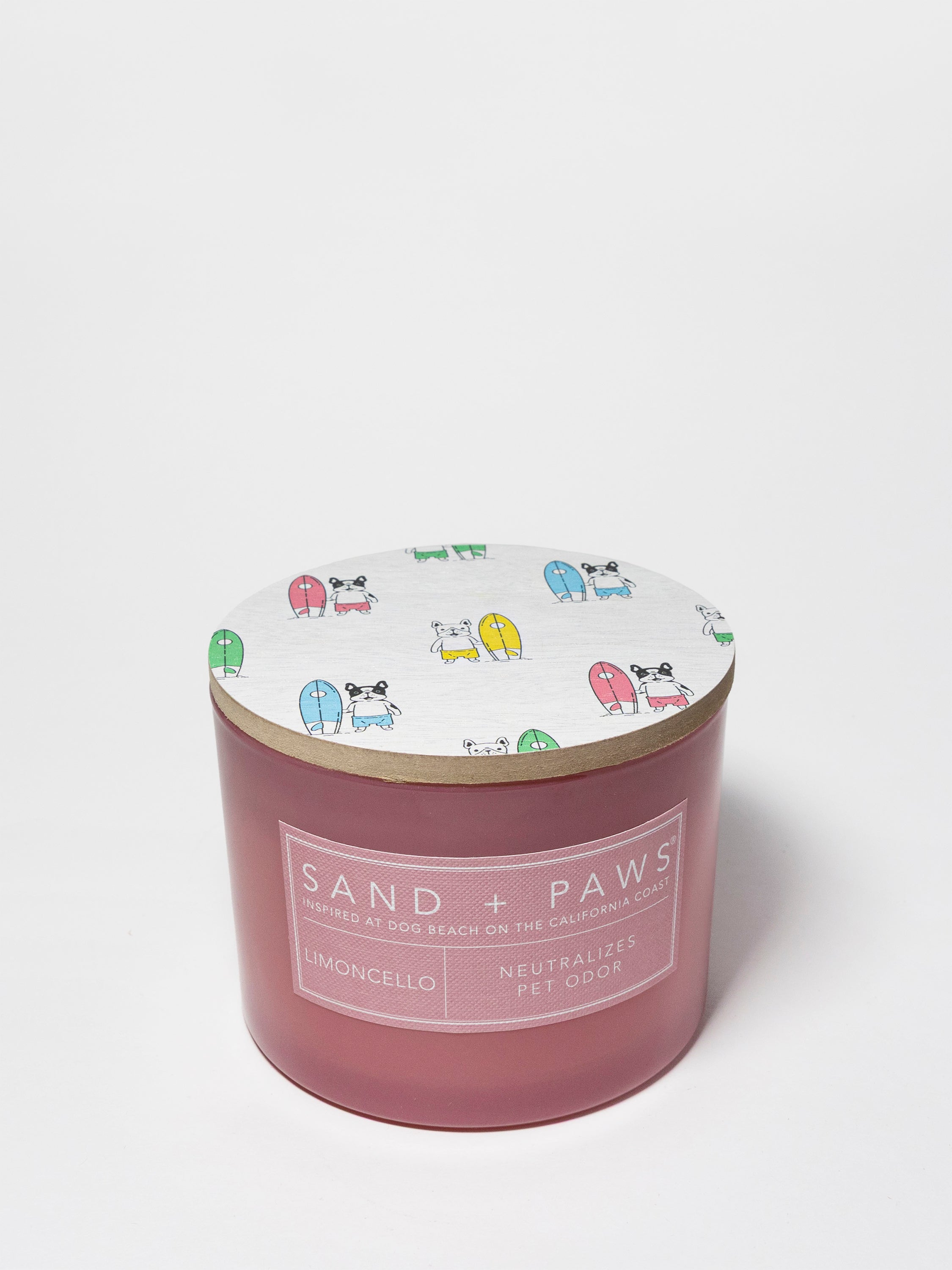 Sand + Paws Limoncello 12 oz scented candle - Fine Fragrance