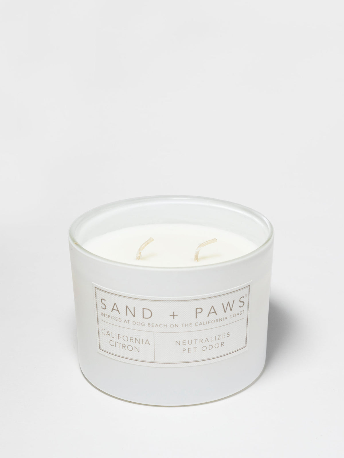 Sand + Paws California Citron 12 oz scented candle - Fine Fragrance