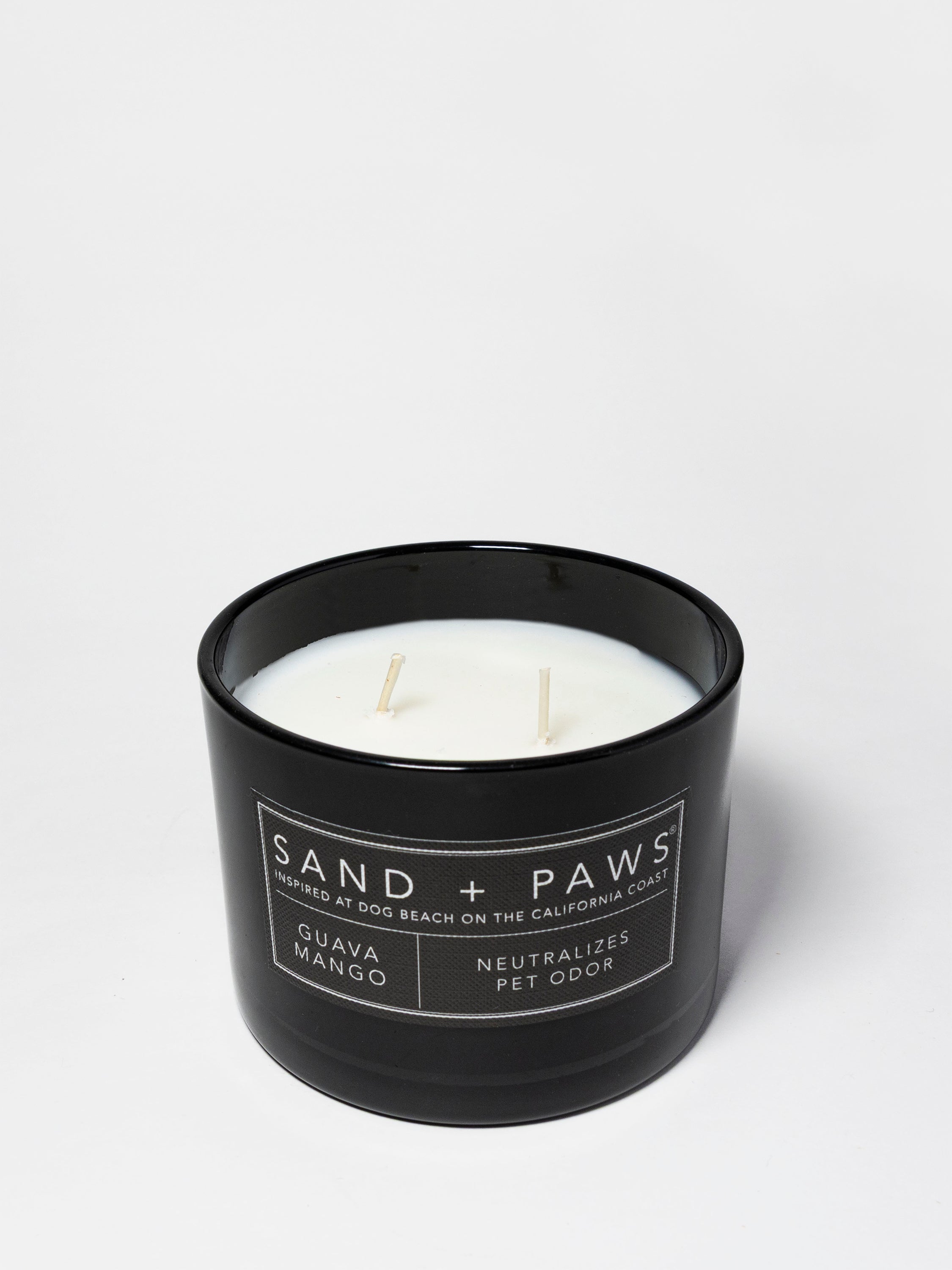 Sand + Paws Guava Mango 12 oz scented candle - Fine Fragrance