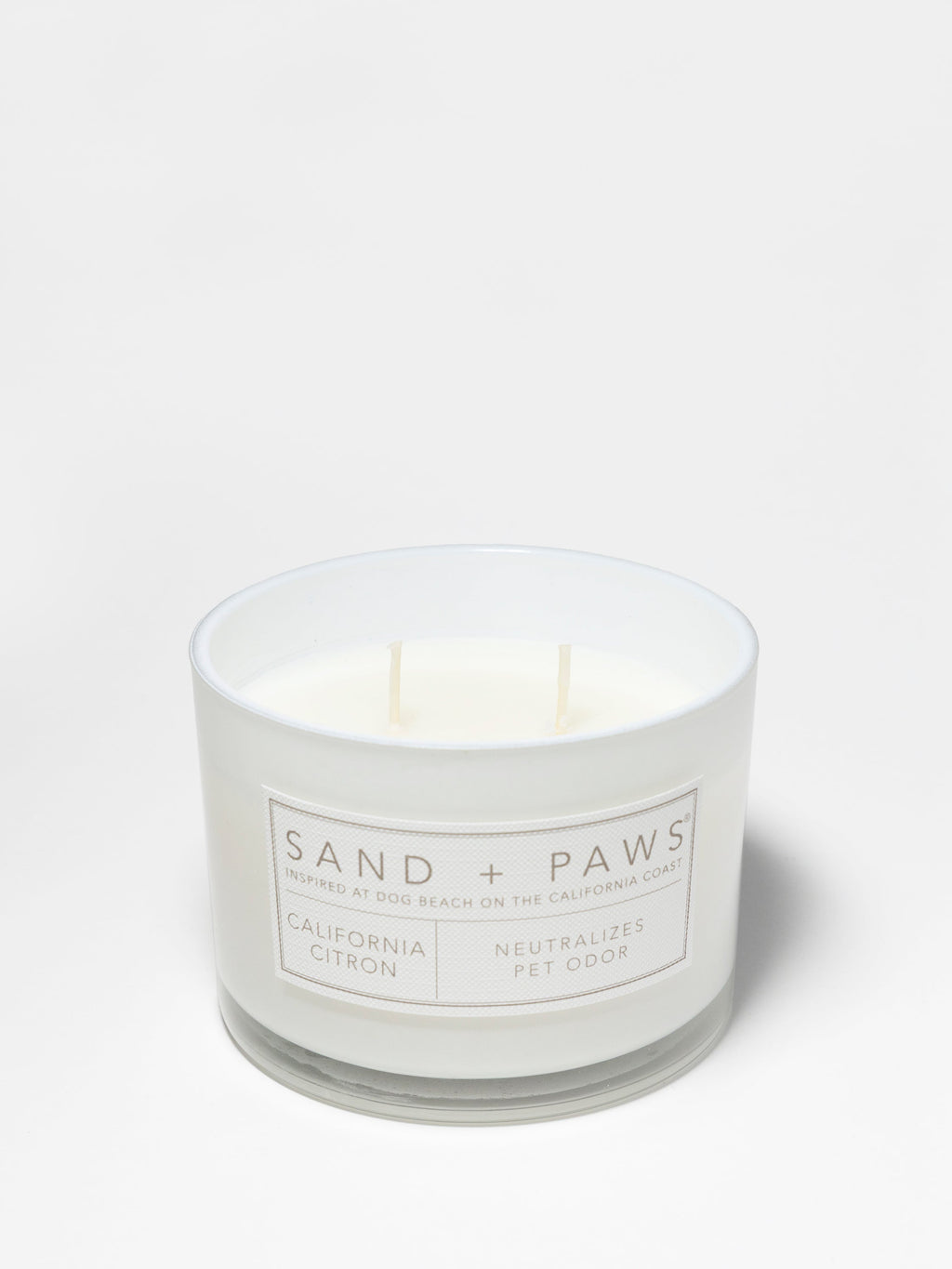 Sand + Paws California Citron 12 oz scented candle - Fine Fragrance