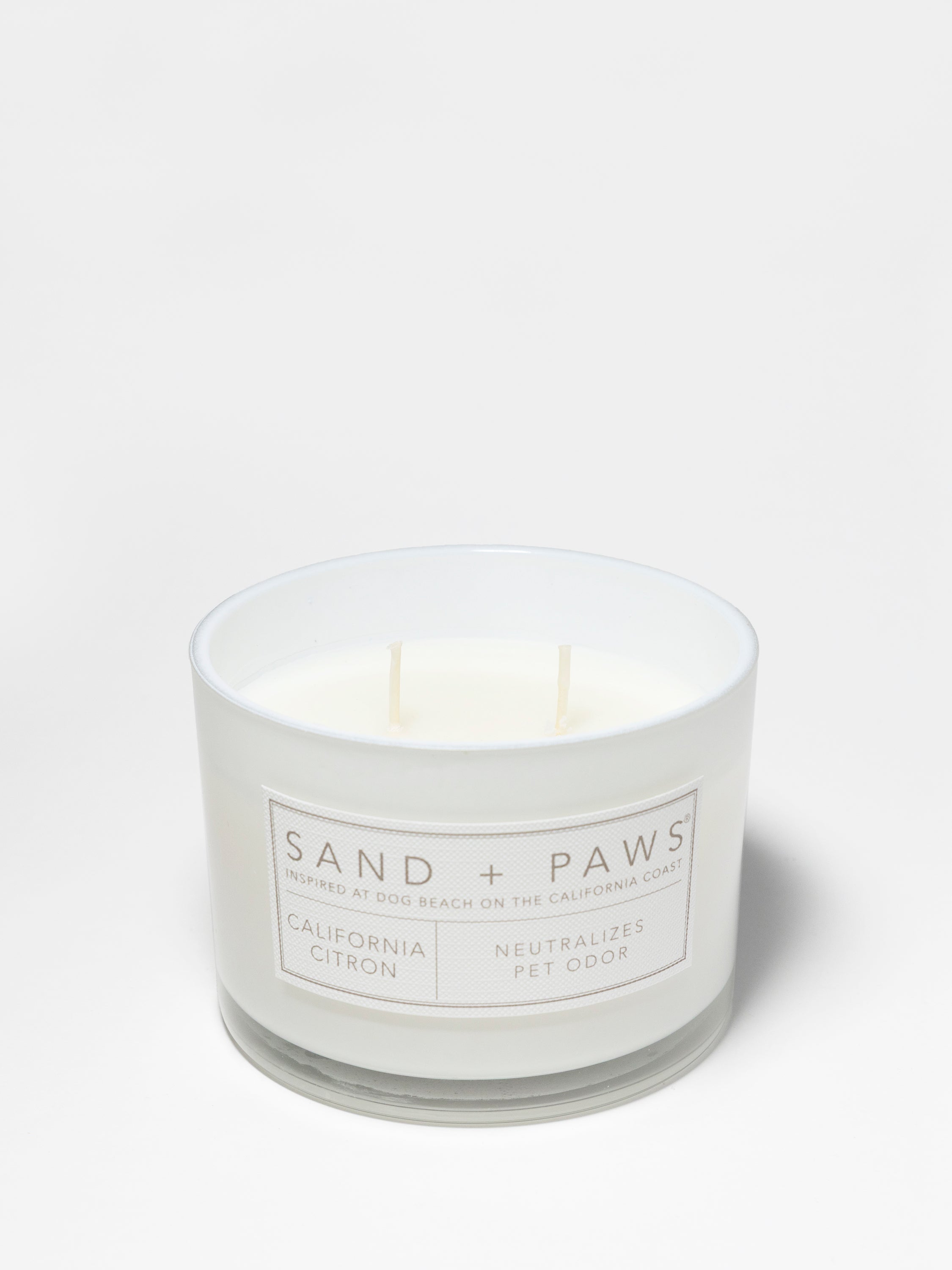 Sand + Paws California Citron 12 oz scented candle - Fine Fragrance