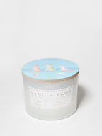 Sand + Paws Clean Waves 12 oz scented candle - Fine Fragrance