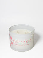 Sand + Paws Strawberry Mimosa 12 oz scented candle - Fine Fragrance