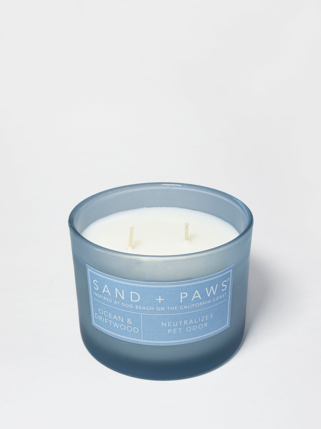 Sand + Paws Ocean & Driftwood 12 oz scented candle - Fine Fragrance