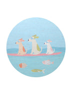 Sand + Paws Clean Waves 12 oz scented candle - Fine Fragrance