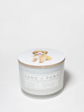 Sand + Paws Clean Waves 12 oz scented candle - Fine Fragrance