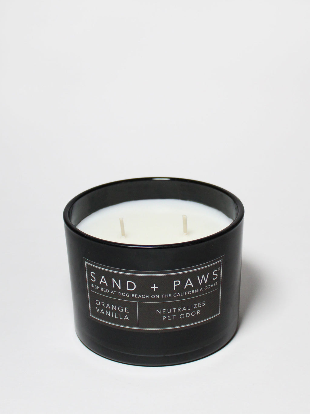 Sand + Paws Orange Vanilla 12 oz scented candle - Home Fragrance