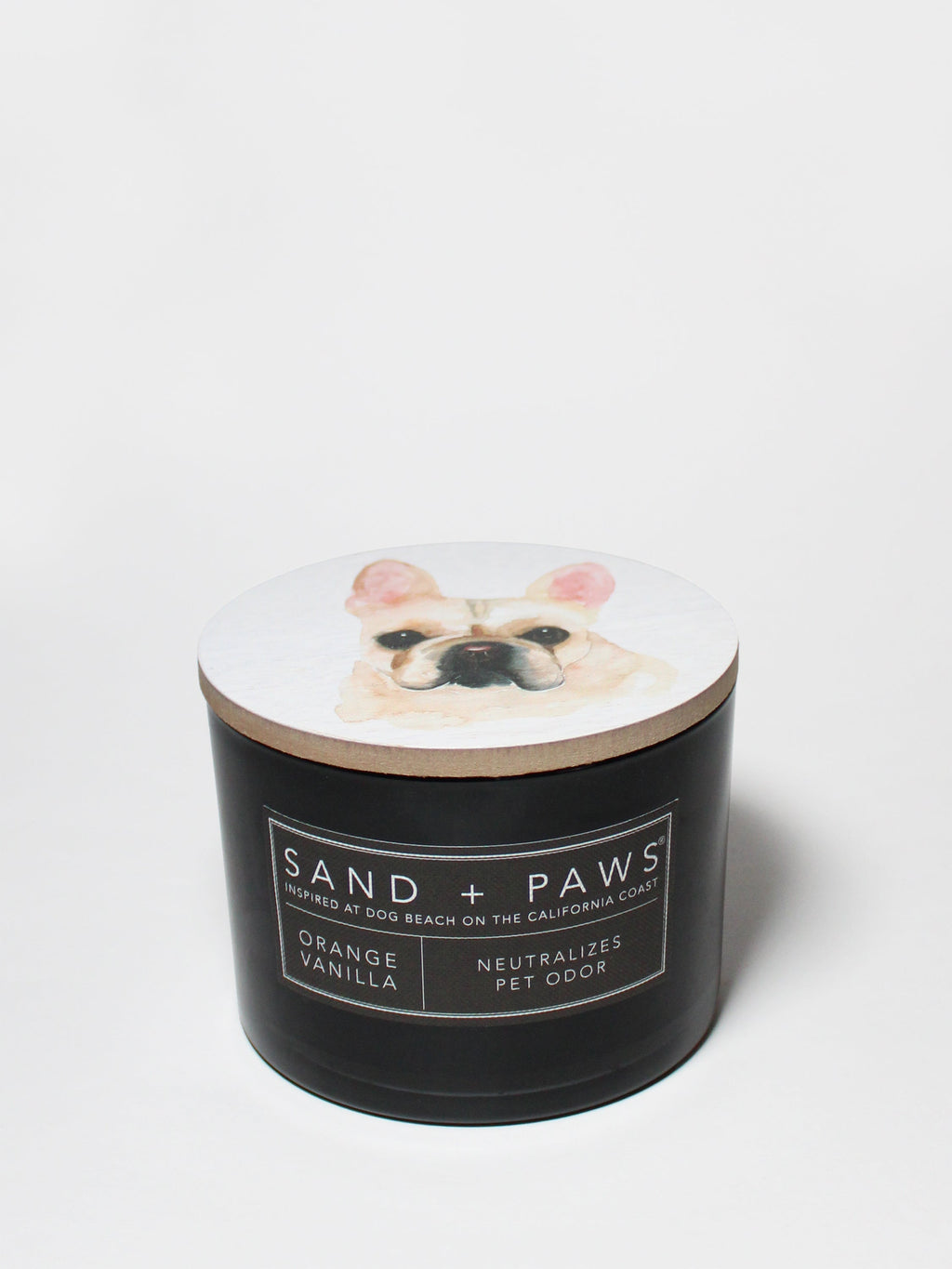 Sand + Paws Orange Vanilla 12 oz scented candle - Home Fragrance