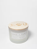 Sand + Paws Pineapple Coconut 12 oz scented candle - Fine Fragrance