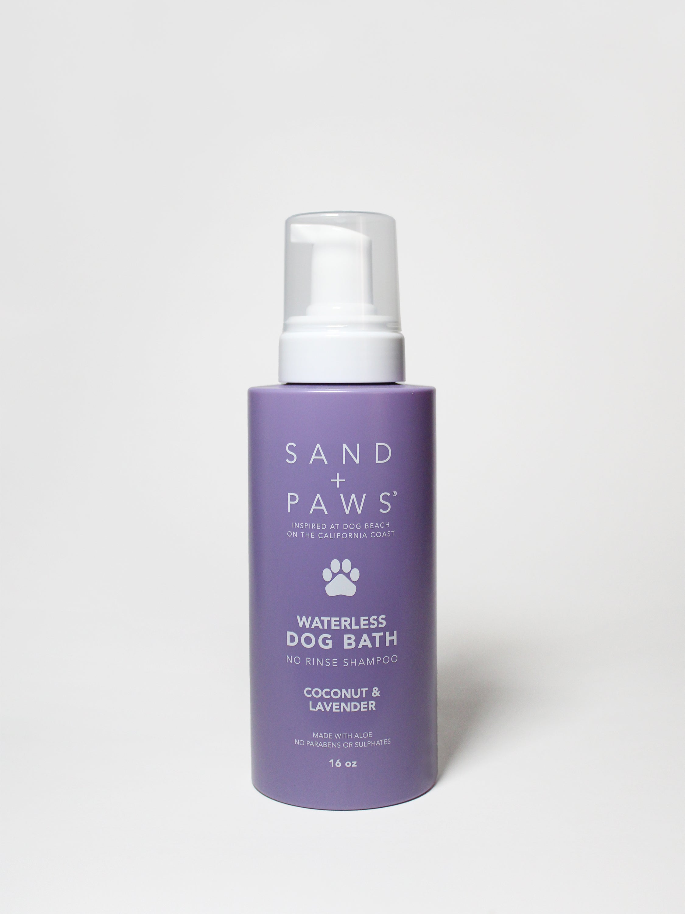Sand + Paws Waterless Dog Bath - Coconut & Lavender - Daily Hair Care